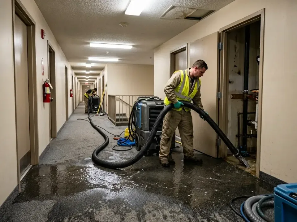 multi-unit-apartment-hallway-f-005 — frequently asked questions, Emergency Burst Pipe Water Extraction & Removal in Pryor Cr…
